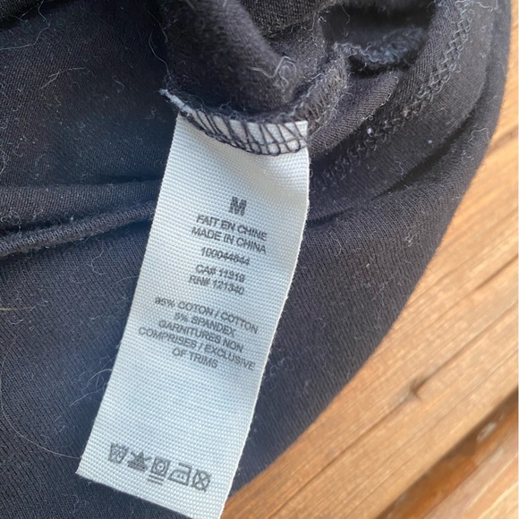 Garage Black Off The Shoulder Crop Top | SIZE: M - Picture 5 of 5